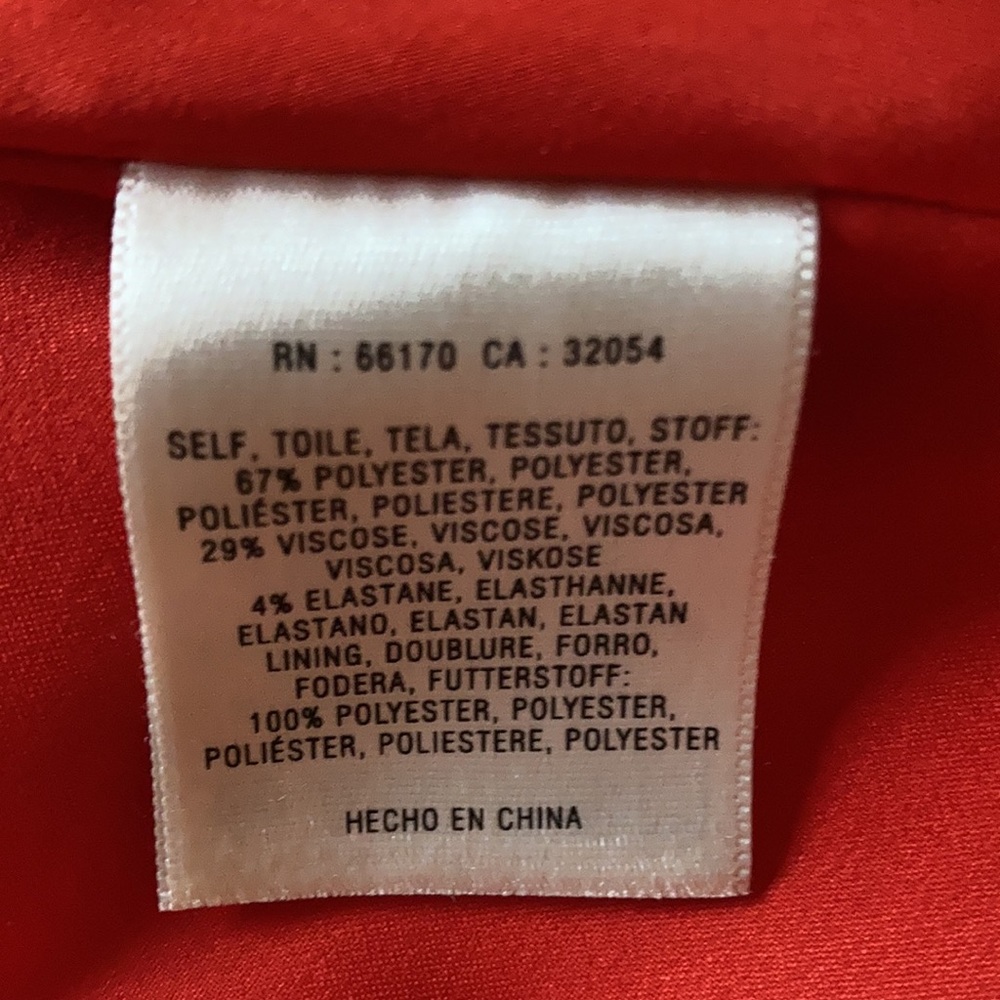 Leifsdottir orange/coral twist front dress - Picture 5 of 6
